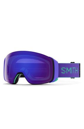 Smith 4D MAG 155mm Special Fit Snow Goggles in Emerald City/Chromapop Violet at Nordstrom