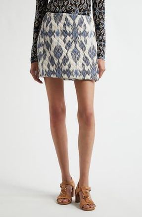 Ulla Johnson Zina Quilted Wrap Miniskirt in Celeste at Nordstrom Rack, Size 00