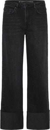 MY ESSENTIAL WARDROBE Jeans, Dames, Zwart, W32 L33, Denim, Dalvi MW 139 High Wide Jeans
