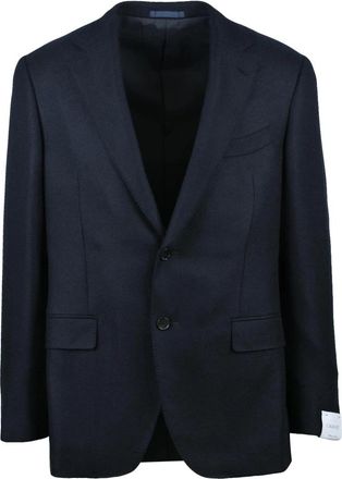 Caruso Stondato Blazer - Heren - Blazers - Blauw - L - Kasjmier - Jassen