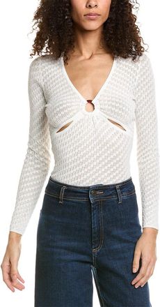 Sandro Open Knit Top