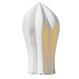 Wanda Collection Escultura de cactus jard&iacute;n deco blanco 30cm