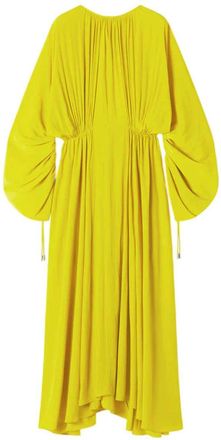 Lanvin Midikleid mit Rundhalsausschnitt und drapierten Details