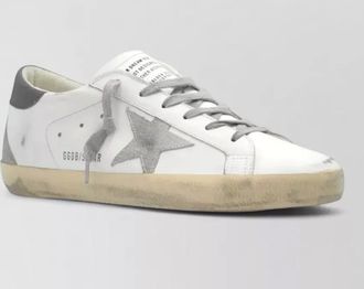 Golden Goose superstar leather sneakers suede star spur