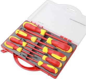 OEM Destornillador Aislado - Juego De 8 Piezas Con Punta Intercambiable - Acero Aleado Cromo Vanadio - Para Reparaci&oacute;n Electr&oacute;nica Y Peque&ntilde;os Electrodom&eacute;s