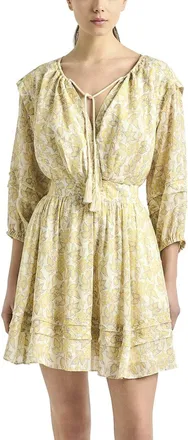 Derek Lam Solange Printed Voile Dress