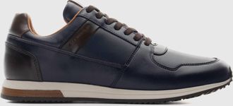 Ambitious Mens Slow Classic Sneaker In Navy Combi