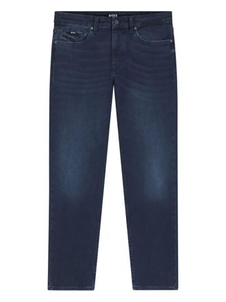 BOSS logo-plaque jeans - men - Cotton/Elastane - 29/30 - Blue