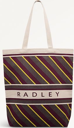 Radley London Coffee Extra Large Open Top Tote Radley Diagonal Stripe SS26 Radley London