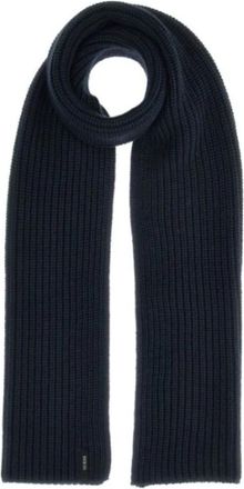 Guess Logo Sjaal - Heren - Wintersjaals - Blauw - ONE Size - Wol - Accessoires