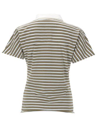 Golden Goose Striped Cotton Polo Shirt - Multicolor