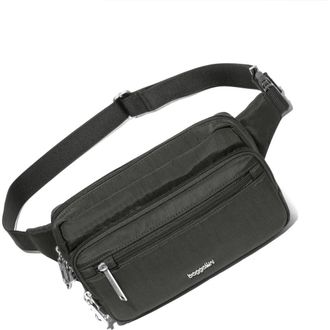 Baggallini Securtex Anti-Theft Belt Bag Sling in Charcoal at Nordstrom