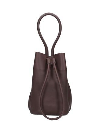 Uma Wang Brown Small Sac Lambskin Bucket Bag