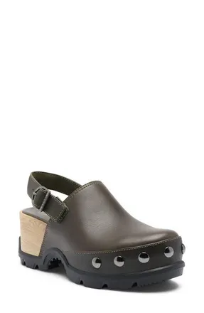 Sorel ROAMN RVT Clog in Alpine Tundra/black at Nordstrom, Size 10.5