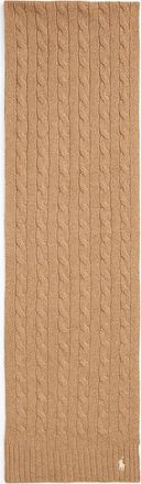 Polo Ralph Lauren Zopfstrick-Schal aus Wolle und Kaschmir Pony