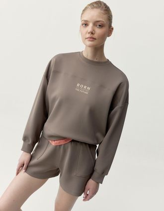 Born Living Yoga Swearshirt Lionel Taupe