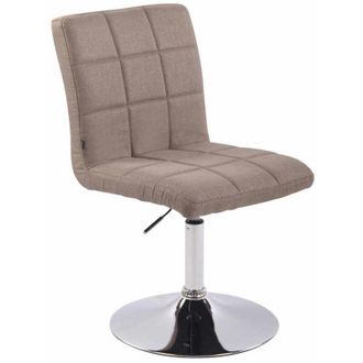 Clp Sedia da pranzo Ricky in tessuto Tortora