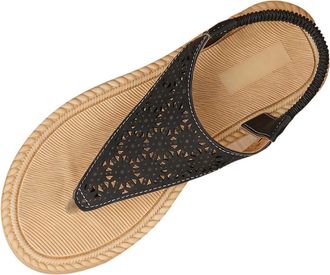 Generic Ladies Flat Sandals Lightweight Stylish Thong Sandals Open Toe Solid Color Breathable Comfortable Casual Slip On Shoes Summer Beach