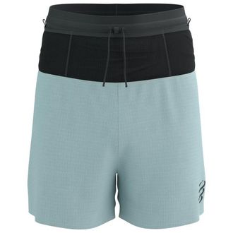 Compressport Trail Racing Overshort Laufshorts f&uuml;r Herren | t&uuml;rkis