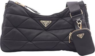 Prada Pre-owned Prada Large Padded Re Nylon Crossbody Unisex 3WO7H0RYMHH8C2B6