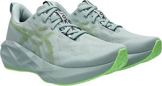 Asics Mens Novablast 5 Shoe In Cold Moss/light Orange