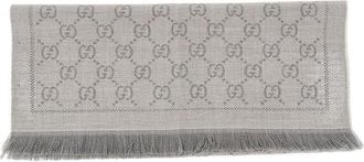 Gucci GG jacquard wool scarf Woman One Size