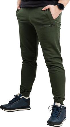 Emporio Armani Heren Trainingsbroeken EA7 Emporio - Heren - Sweatpants - Groen - 2XL - Katoen - Broeken