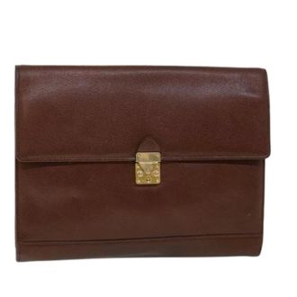 Saint Laurent Vintage, unisex, Bruin, ONE Size, Leer, Pre-owned Leren Clutch