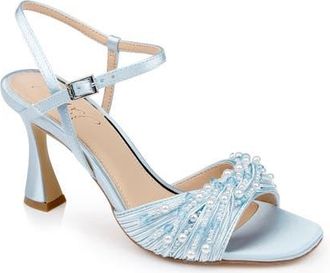 Badgley Mischka Fanny Ankle Strap Sandal in Sky Blue at Nordstrom, Size 7.5