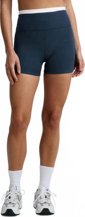 Beyond Yoga Spacedye Layered 3 Pull-On Short In Nocturnal Navy