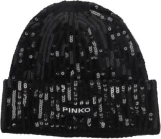 Pinko Gorro Bembusa - Accessories - Mujer - Negro - ONE SIZE