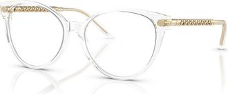 Versace Demo Cat Eye Ladies Eyeglasses VE3353 148 52