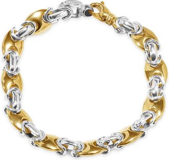 Pompeii3 Mens Link 14k Gold (56gram) or Platinum (90gram) 9mm Bracelet 8.5