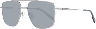 Hackett Gray Metal Mens Sunglasses