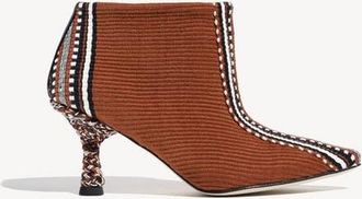 Amambaih Inma Fabric Ankle boots in Cognac at Nordstrom, Size 40