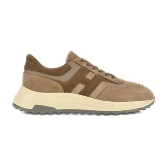 Hogan Hyperlight Sneakers - Heren - Sneakers - Bruin - 44 EU - Leer - Schoenen