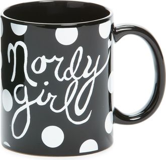 Nordstrom 125th Anniversary Nordstrom Mug in Black- White Anni Dot at Nordstrom