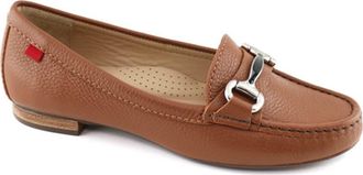 Marc Joseph New York Grand Street Leather Buckle Loafer in Cognac Grainy at Nordstrom, Size 5.5