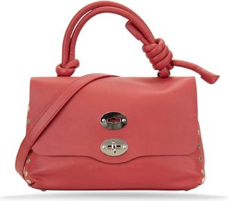 Zanellato Handbags - Dames - Handtassen - Rood - ONE Size - Leer - Tassen