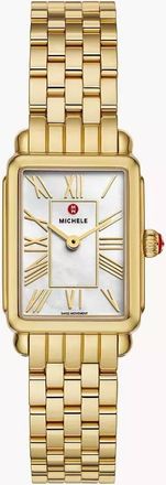 Michele Deco Park Quartz White Dial Ladies Watch MWW06E000146