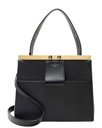 Louis Vuitton Black Taiga Leather City Frame Top Handle (Authentic Pre-Loved)