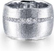 Lafonn Simulated Diamond Cigar Band in White at Nordstrom Rack, Size 7