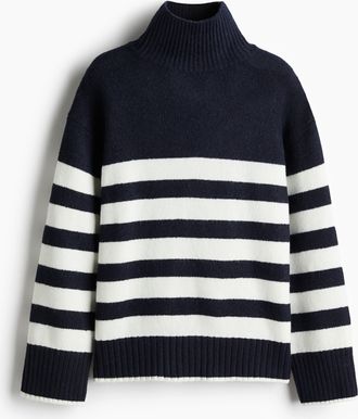 H&M Pullover mit Turtleneck - Blue