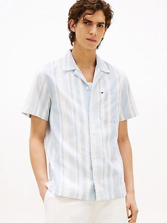 Tommy Hilfiger Regular Fit Stripe Short Sleeve Shirt
