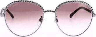 Chanel Pre-owned Accessories, female, Red, Size: ONE SIZE Pre-owned Metal Sunglasses