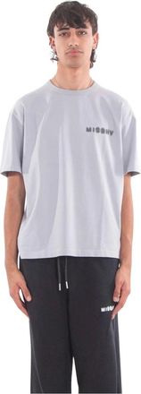 Misbhv Misbhv, Heren, Tops, Grijs, Maat: L Katoen