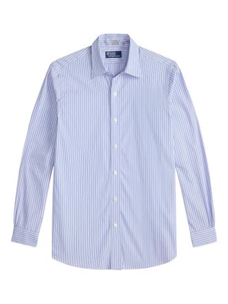 Polo Ralph Lauren Regent striped shirt - men - Polyester/Cotton/Elastane - L - Blue