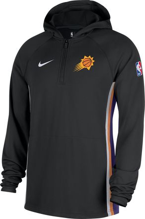 Nike Phoenix Suns Zoned Nike Mens Dri-FIT NBA 1/4-Zip Hoodie in Black | HM7069-010