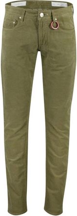 Sartoria Tramarossa Broeken, Heren, Groen, W32 L34, Katoen, Michelangelo Jeans