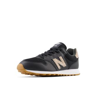 New Balance Sneaker NEW BALANCE GW 500, Damen, Gr. 36,5, braun (schwarz, braun), Synthetik, Textil, animal-print, Schuhe Sneaker, mit Leo-Print